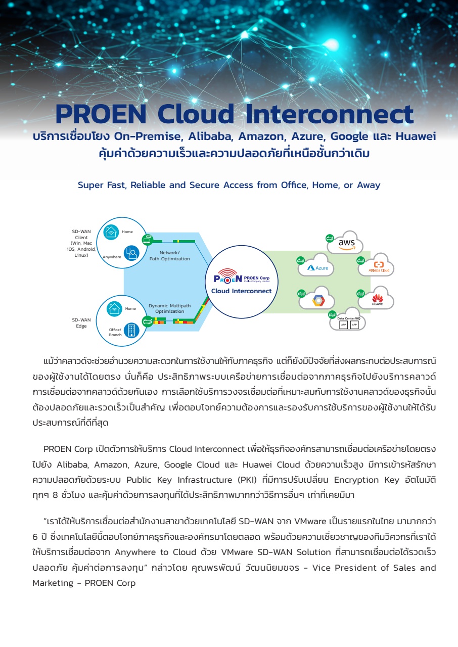 PROEN Cloud Interconnect